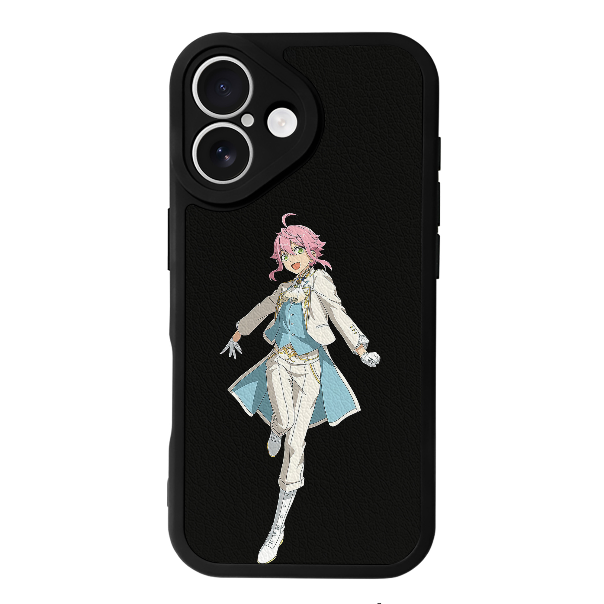 （画像用） あんさんぶるスターズ! Ensemble Stars 【iPhone 16シリーズ対応】シリコンスマホケース（レザー調） 材質：シリコン